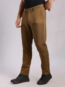 Thomas Scott Men Cotton Regular Fit Mid-Rise Regular Trousers