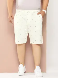Thomas Scott Men Plus Size Printed Shorts
