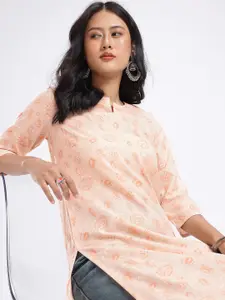 Anouk Rustic Floral Printed Kurta