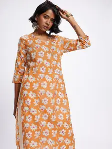 Anouk Rustic Floral Printed Floral Kurta