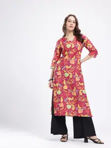 Anouk Rustic Floral Printed Kurta