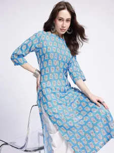 Anouk Rustic Floral Printed Kurta