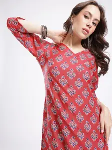 Anouk Rustic Pure Cotton Floral Printed Kurta