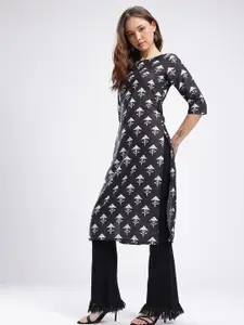 Anouk Rustic Ethnic Motifs Printed Kurta