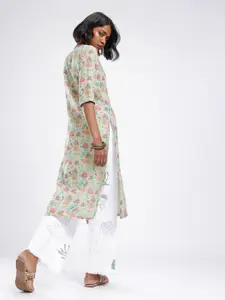 Anouk Rustic Floral Printed Kurta