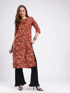 Anouk Rustic Floral Printed Kurta
