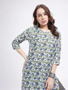 Anouk Rustic Floral Printed Kurta