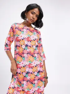 Anouk Rustic Floral Printed Kurta