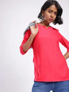 Anouk Rustic Striped Straight Kurti