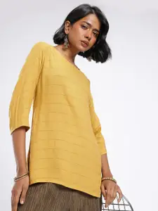 Anouk Rustic Horizontal Striped Straight Kurti