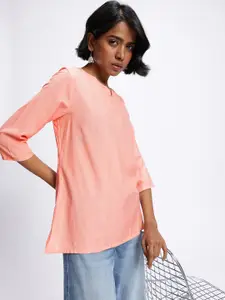 Anouk Rustic Striped Straight Kurti