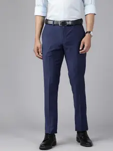 Blackberrys Men Mid-Rise Regular Fit Formal Trousers