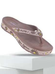 FLITE Women Printed Thong Flip-Flops