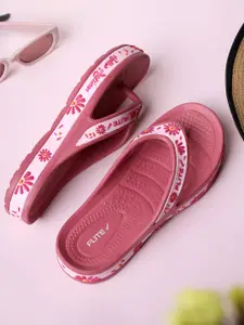 FLITE Women Printed Thong Flip-Flops