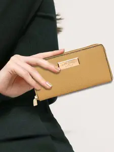 Kenneth Cole Women Abstract Textured PU Zip Around Wallet