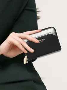 Kenneth Cole Women Abstract Textured PU Zip Around Wallet