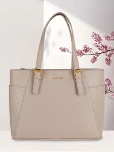 FLYING BERRY Textured PU Bucket Satchel