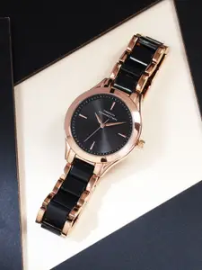 French Connection Women Dial & Stainless Steel Bracelet Style Straps Analogue Watch FCB9BM