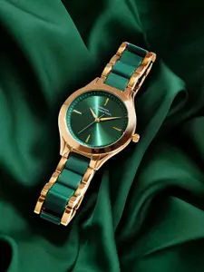 French Connection Women Dial & Stainless Steel Bracelet Style Straps Analogue Watch FCB9NGM