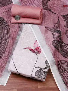 Biba Linen Unstitched Dress Material