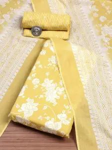 Biba Floral Printed Pure Cotton Unstitched Dress Material