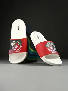 HRX by Hrithik Roshan Men Printed Sliders