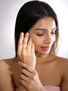 Niska Gold-Plated Finger Ring