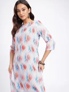Anouk Rustic Geometric Printed Kurta