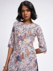 Anouk Rustic Floral Printed Straight Kurta