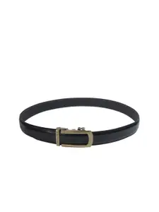 Calvadoss Men PU Slider Buckle Belt