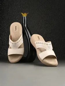 DressBerry Women Open Toe Flats