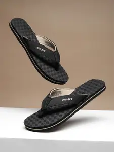 AVANT Men Cube Flip Flops - Black