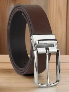The Roadster Lifestyle Co Men Textured Leather Belt
