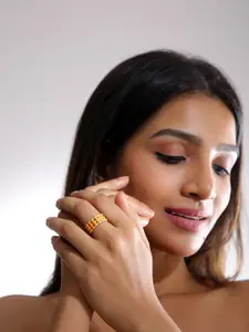 Niska Gold-Plated Finger Ring