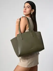 Accessorize Women Dual Tone Zippered Tote