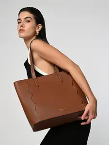 Accessorize Women Wavy Stitch Tote