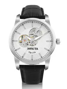 Invicta Men Dial & Leather Straps Analogue Automatic Watch 22616