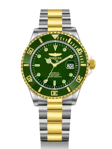 Invicta Men Dial & Stainless Steel Bracelet Style Straps Analogue Automatic Watch 35727