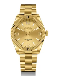 Invicta Men Dial & Stainless Steel Bracelet Style Straps Analogue Watch 47460