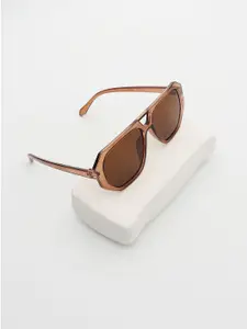 PELLE LUXUR Women Oversized Sunglasses with UV Protected Lens PL25GS123