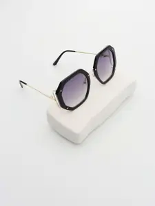 PELLE LUXUR Women Oversized Sunglasses with UV Protected Lens PL25GS113