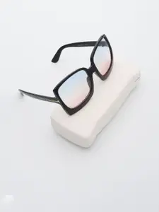 PELLE LUXUR Women Full Rim Oversized Sunglasses with UV Protected Lens PL25GS107