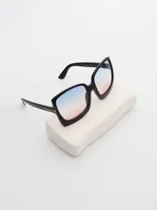 PELLE LUXUR Women Oversized Sunglasses with UV Protected Lens PL25GS106