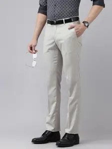 Arrow Men Hudson Tailored Fit Formal Trousers