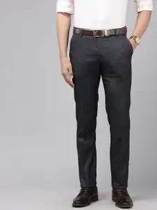 Arrow Men Checked Tailored Fit Trousers