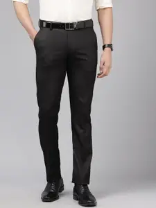 Arrow Men Checked Tailored Fit Trousers