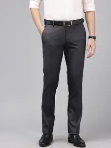 Arrow Men Checked Tailored Fit Trousers