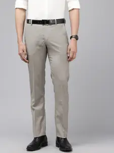 Arrow Men Checked Tailored Fit Trousers