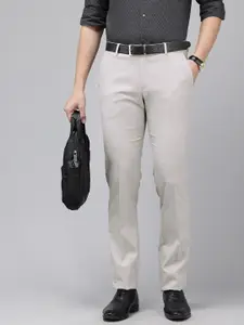 Arrow Men Checked Tailored Fit Trousers