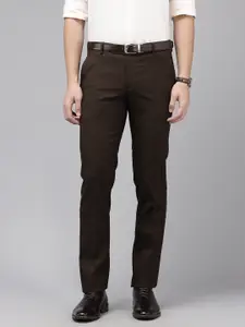 Arrow Men Checked Tailored Tapered Fit Formal Trouser